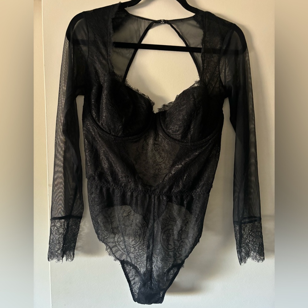 Beautiful Victoria Secret corset style teddy bodysuit